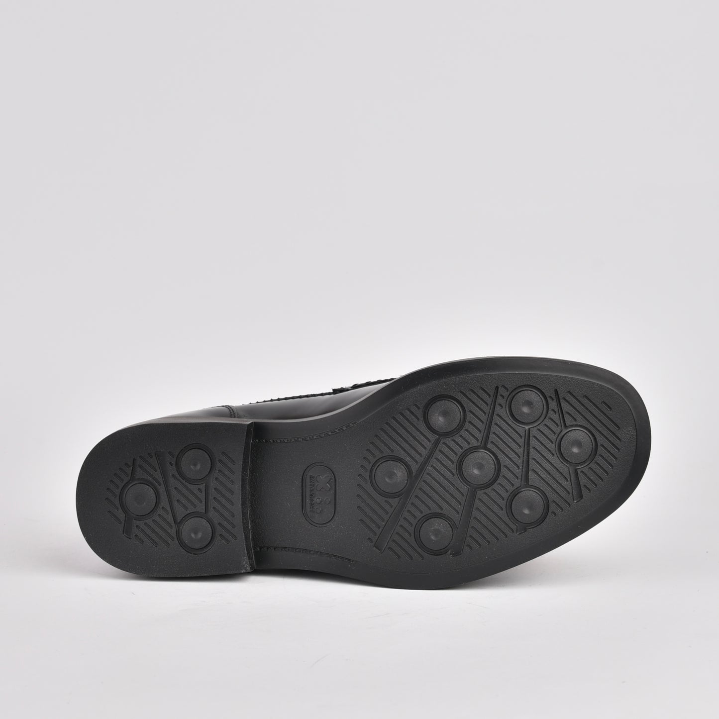 Kebo Italian loafers for men in shiny black