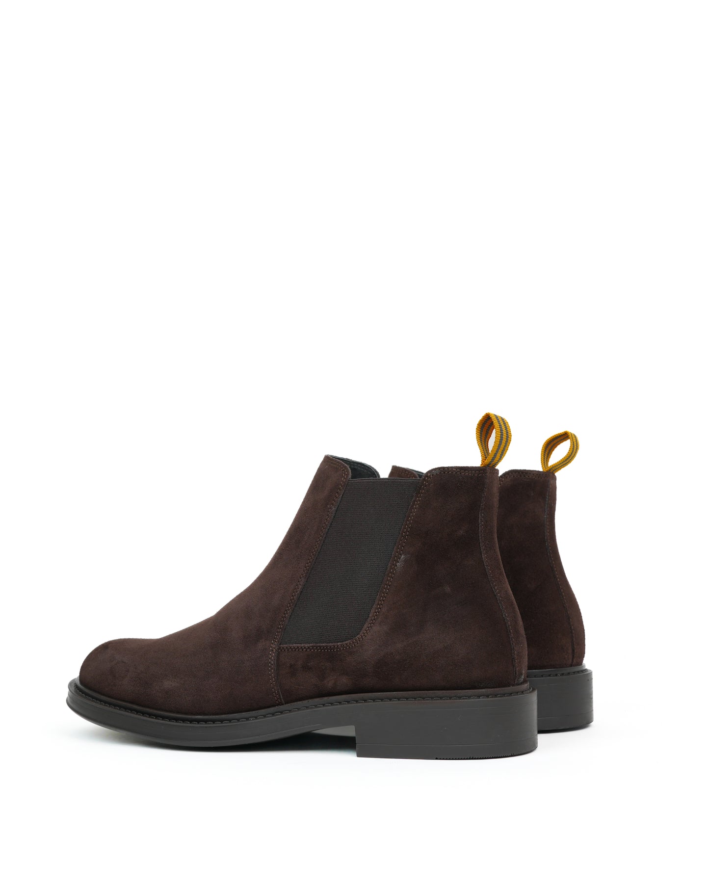 Shalapi Chelsea Boots for men in suede brown