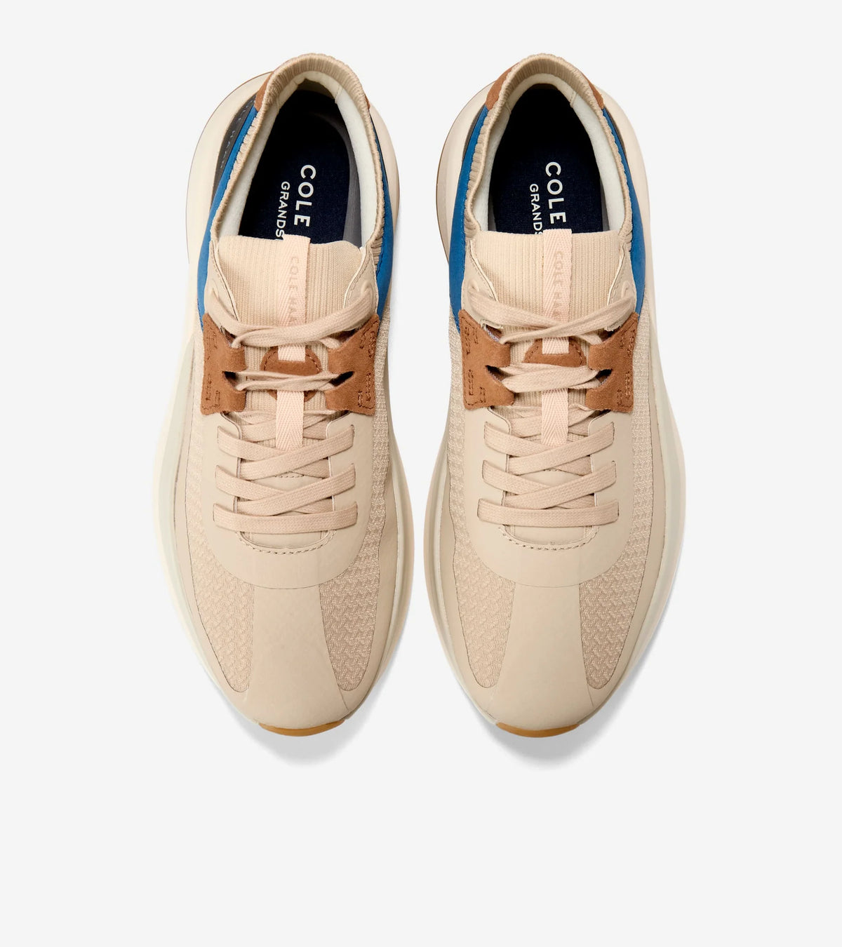 COLE HAAN C42042 sneakers for men in beige and blue
