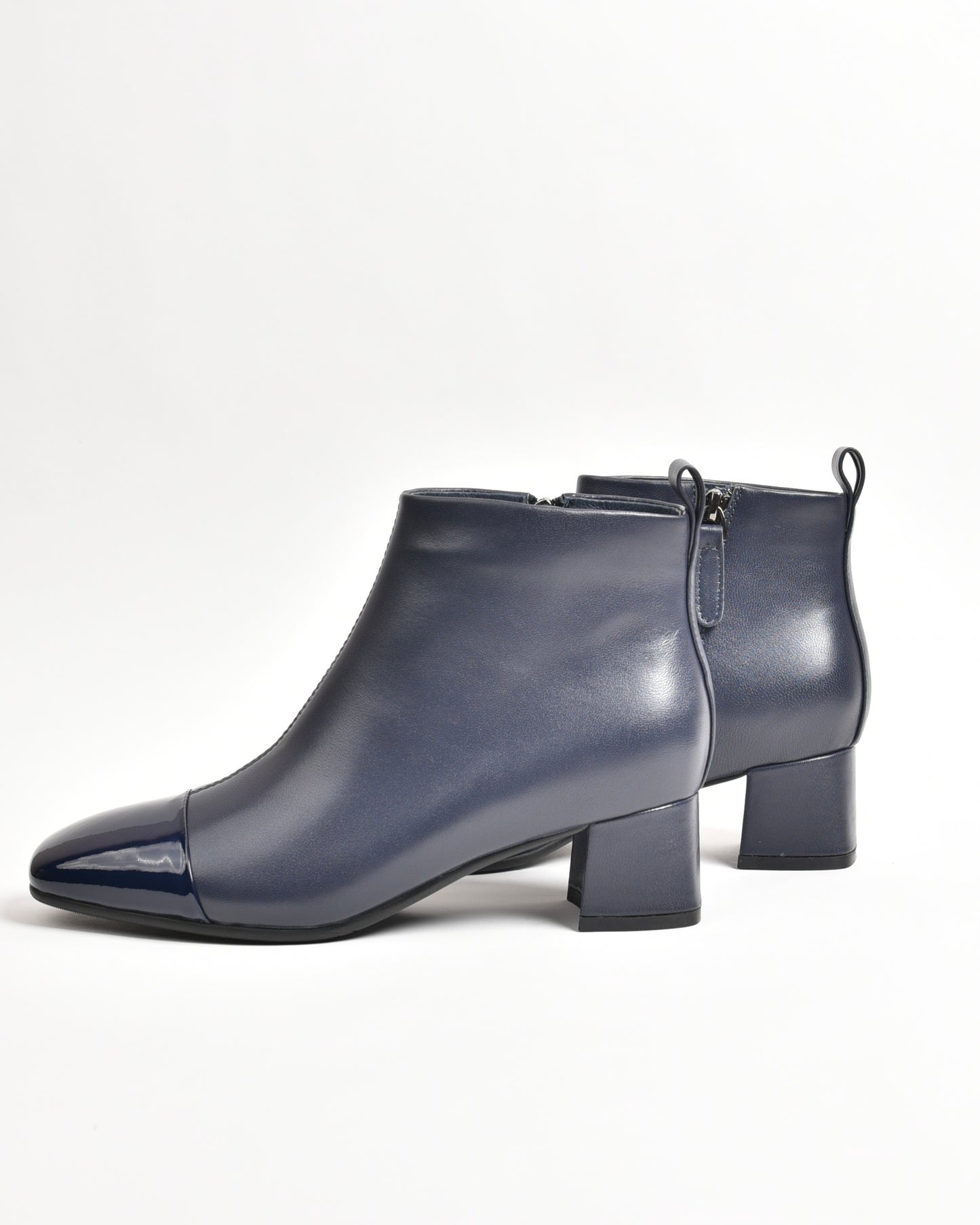 Shalapi mid ankle boots for women blue