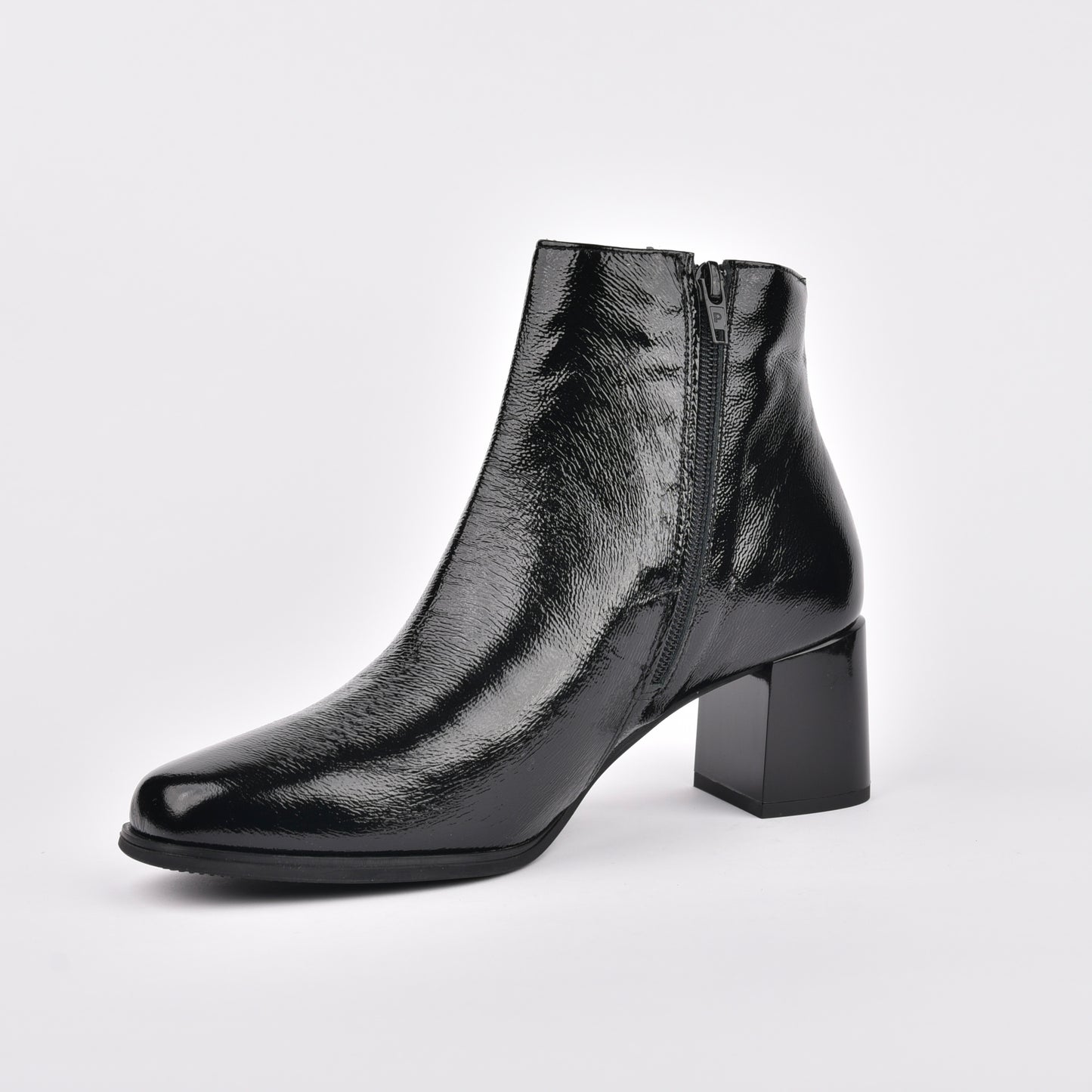 Pitillos 100% Genuine Leather Spanish boots for women in black