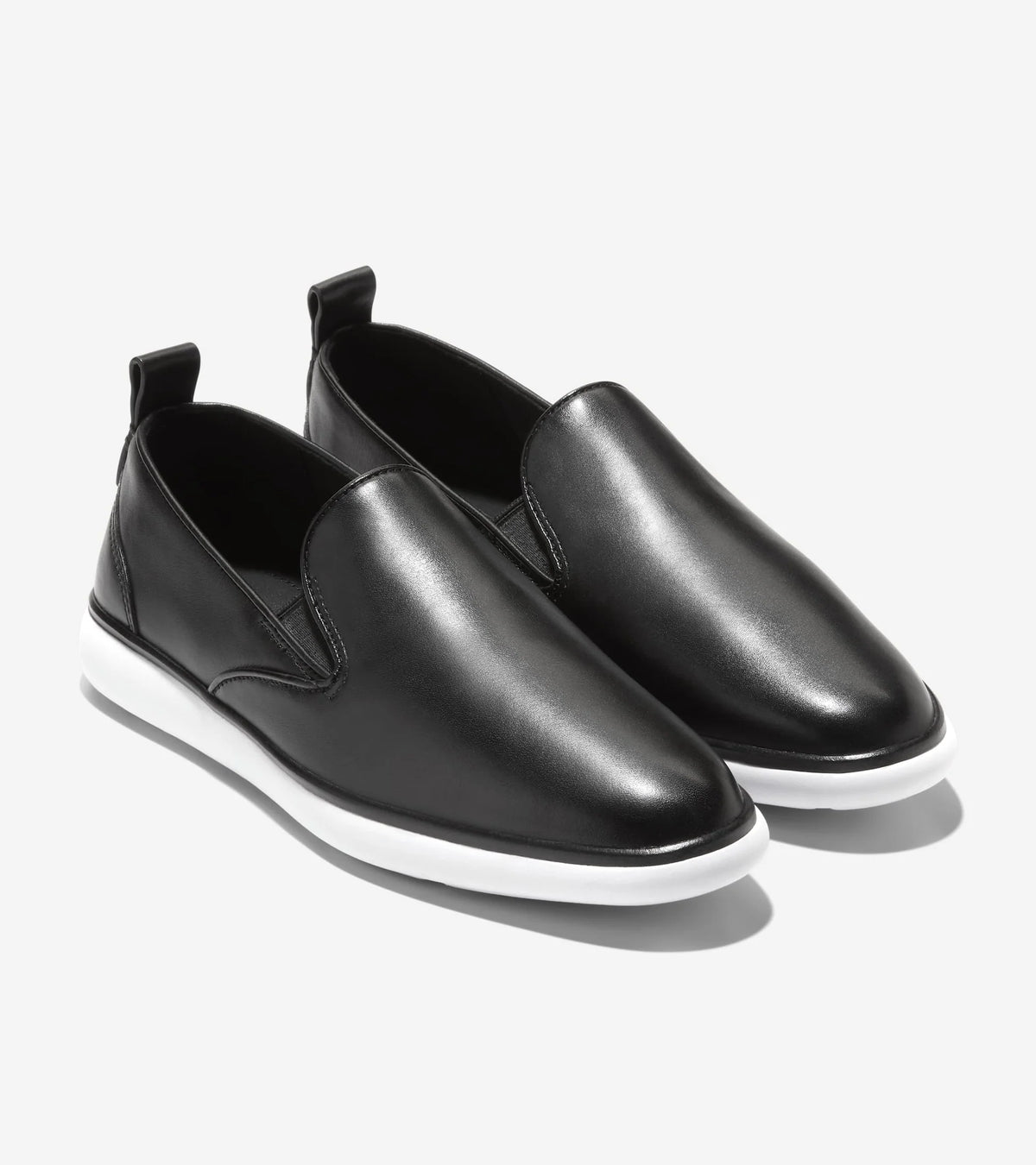 COLE HAAN W34376 loafers for women in black and white