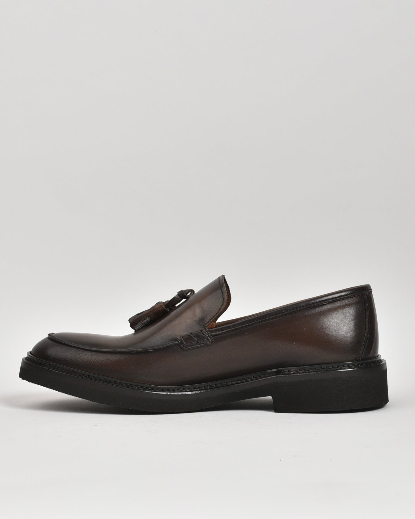 SHALAPI Italian loafers for men in brown