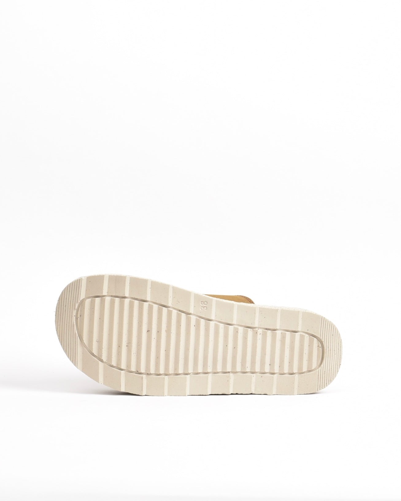 SHALAPI NAPOLI genuine leather slippers for women in Camel.