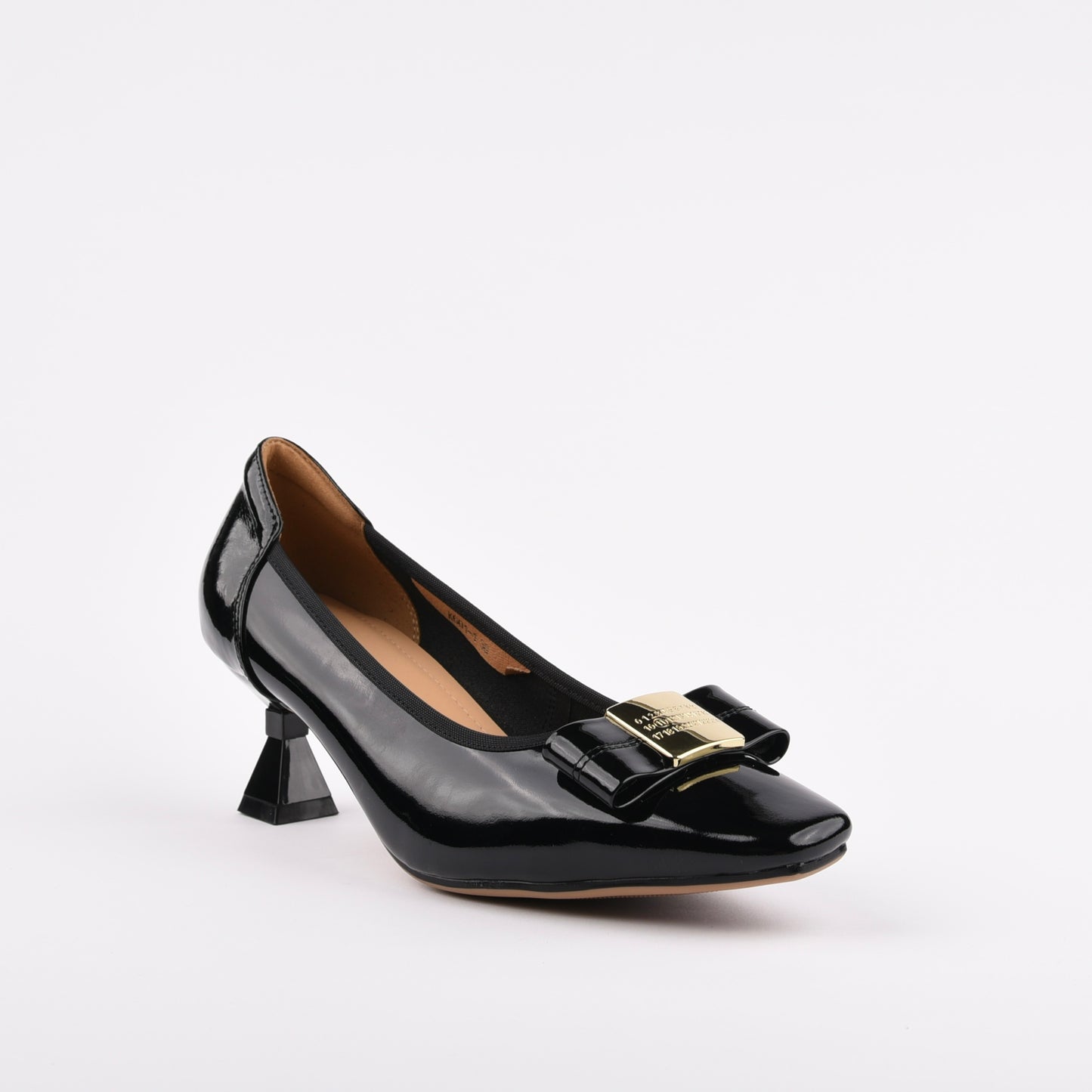 Shalapi classic heel shoes for women in black