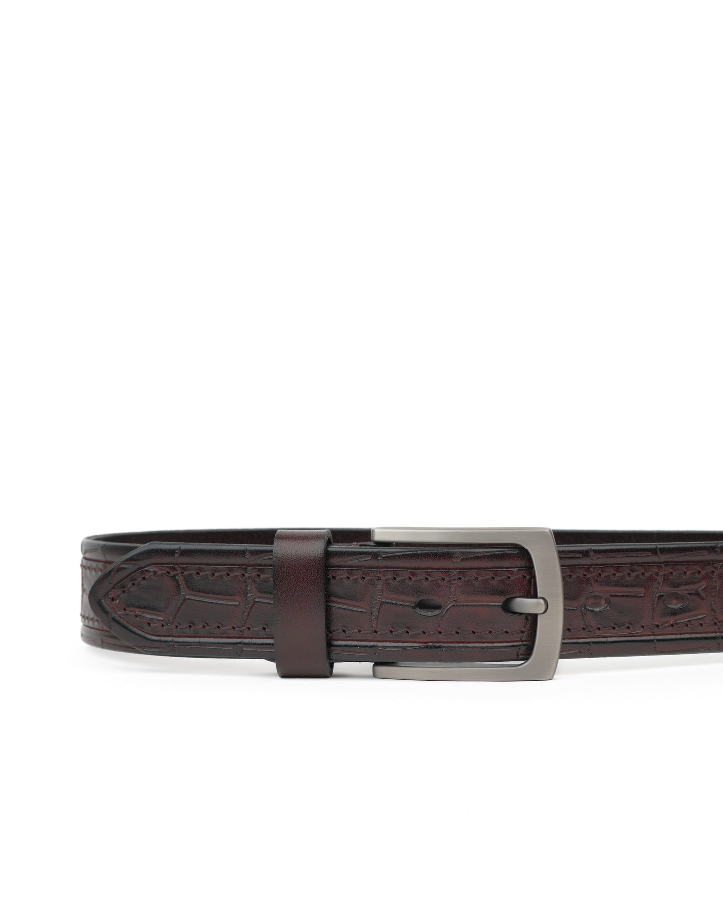 Shalapi Genuine leather belts for men in brown