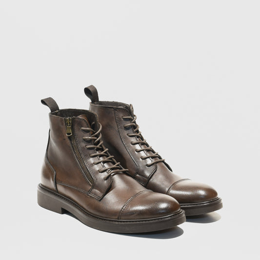 Kebo Italian boots for men in brown