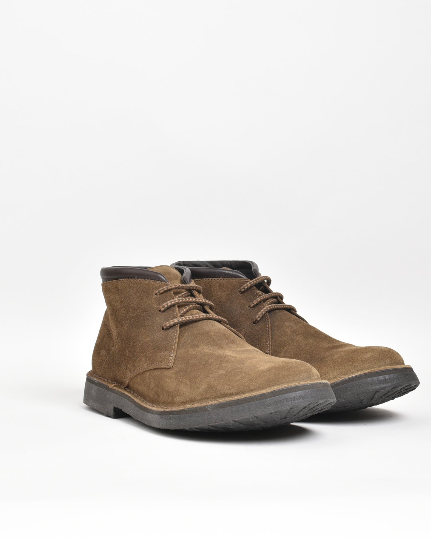 SHALABI genuine leather Boots for men in suede camel