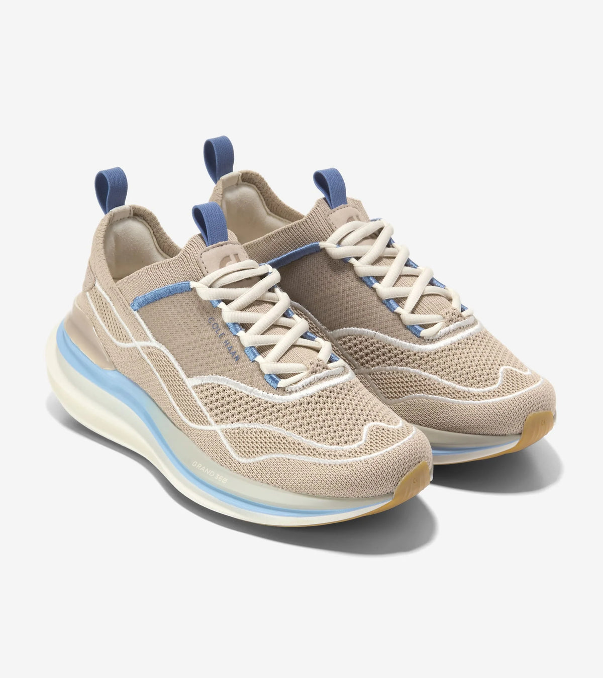 COLE HAAN W32928 sneakers for women in beige and blue