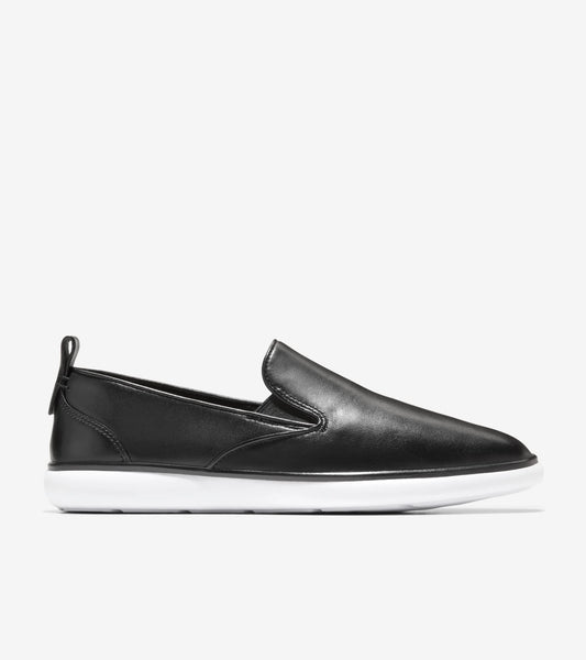 COLE HAAN W34376 loafers for women in black and white