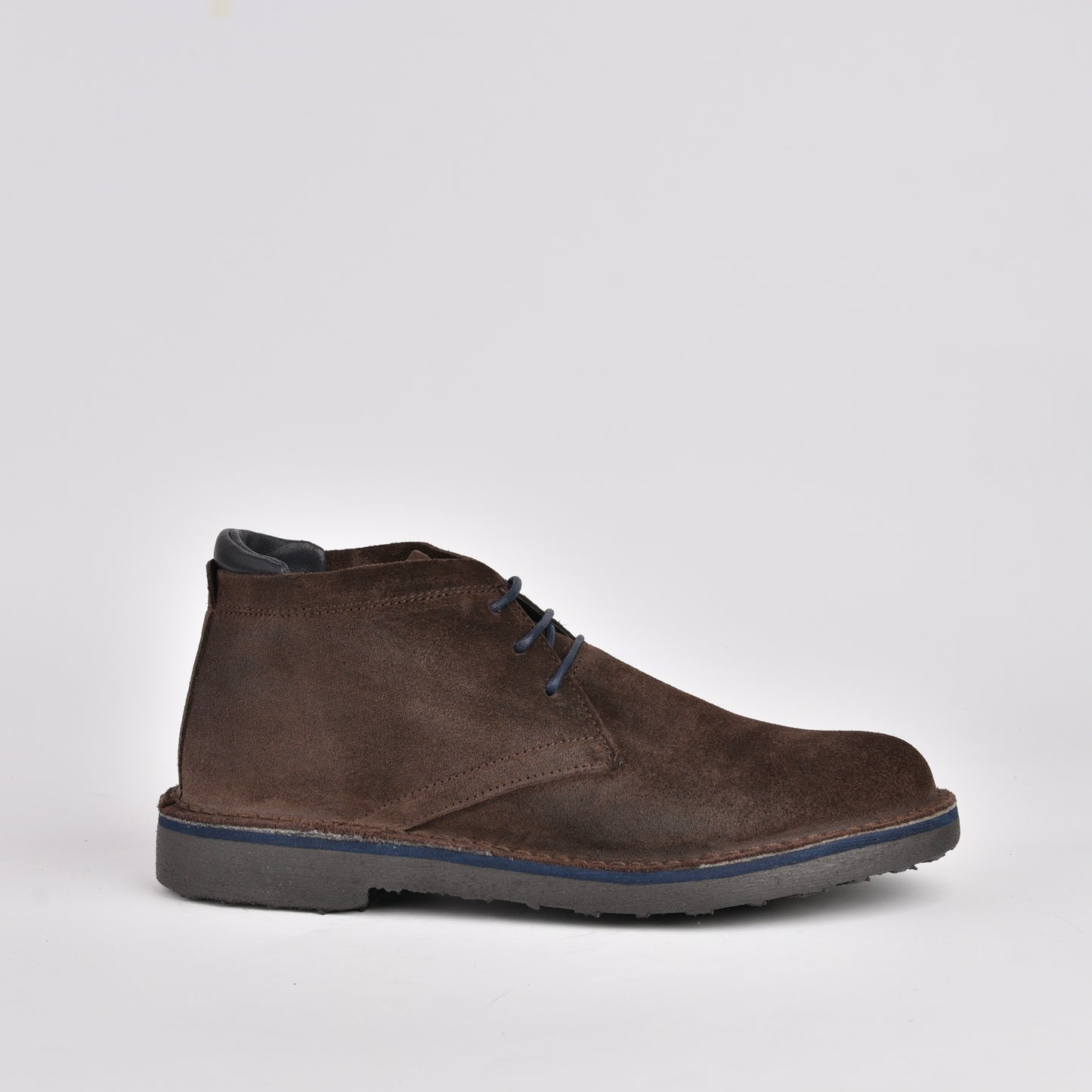 Kebo genuine leather Boots for men in suede brown