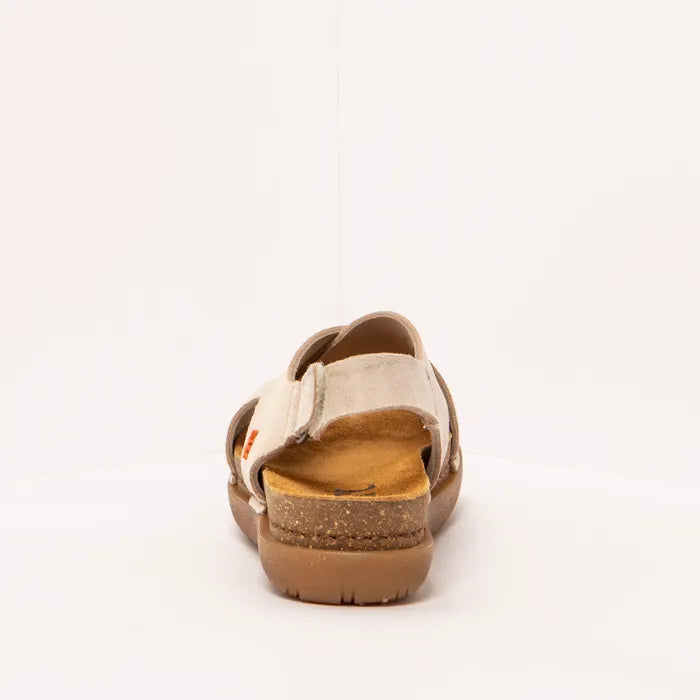 Art Spanish Strap Sandal for Women in Nappa Cream.