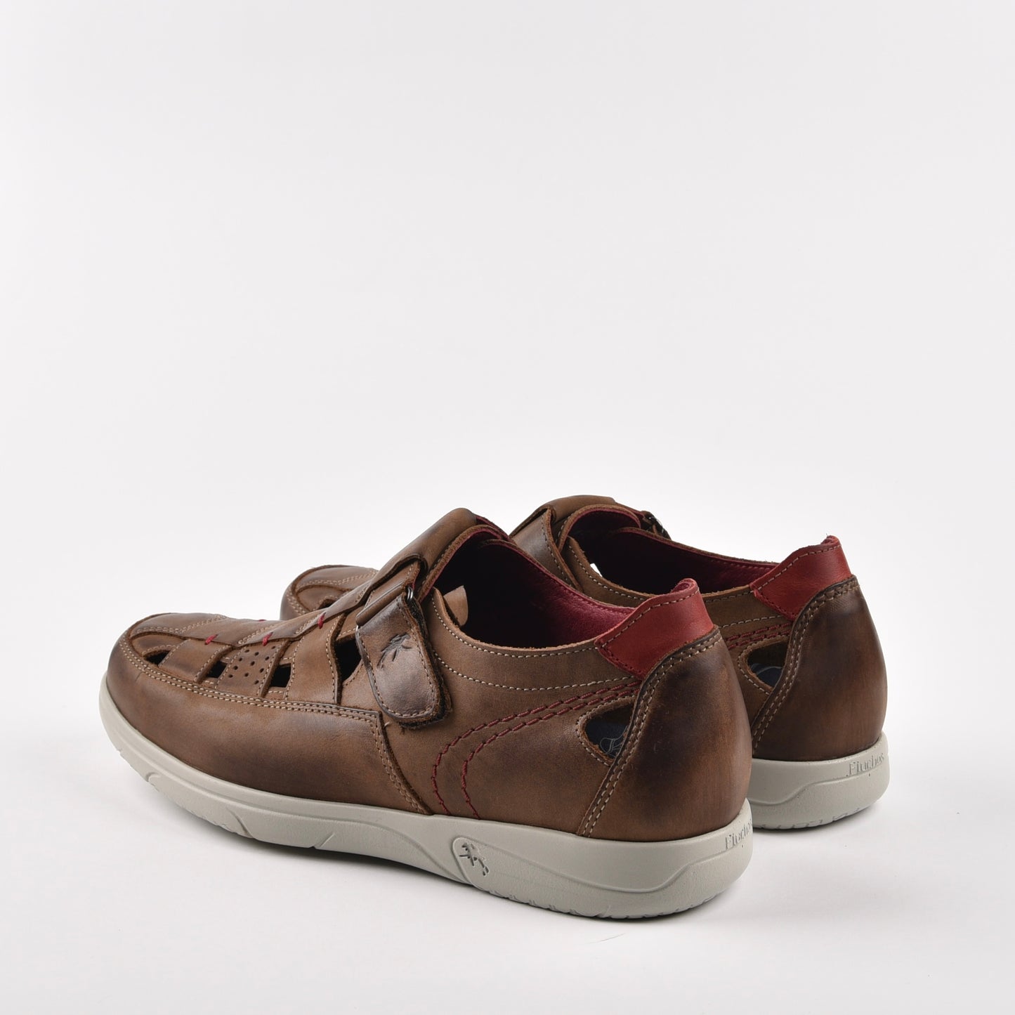 Fluchos Spanish sandels for men in Brown F0105