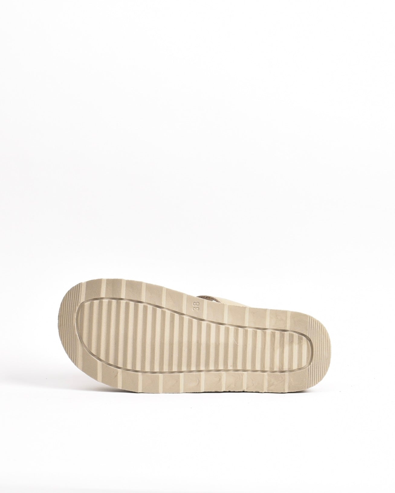 SHALAPI NAPOLI genuine leather Sandal for women in Beige.