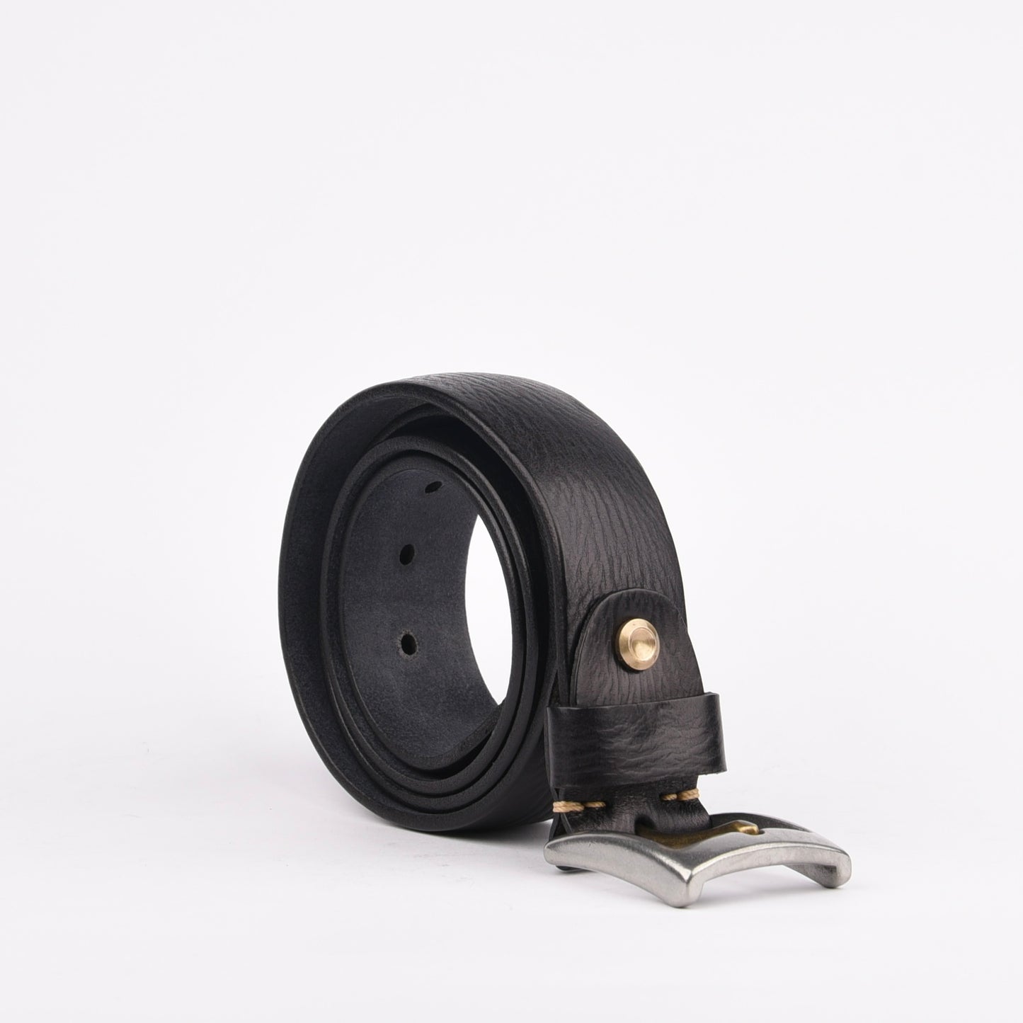 Genuine leather belts for men in black