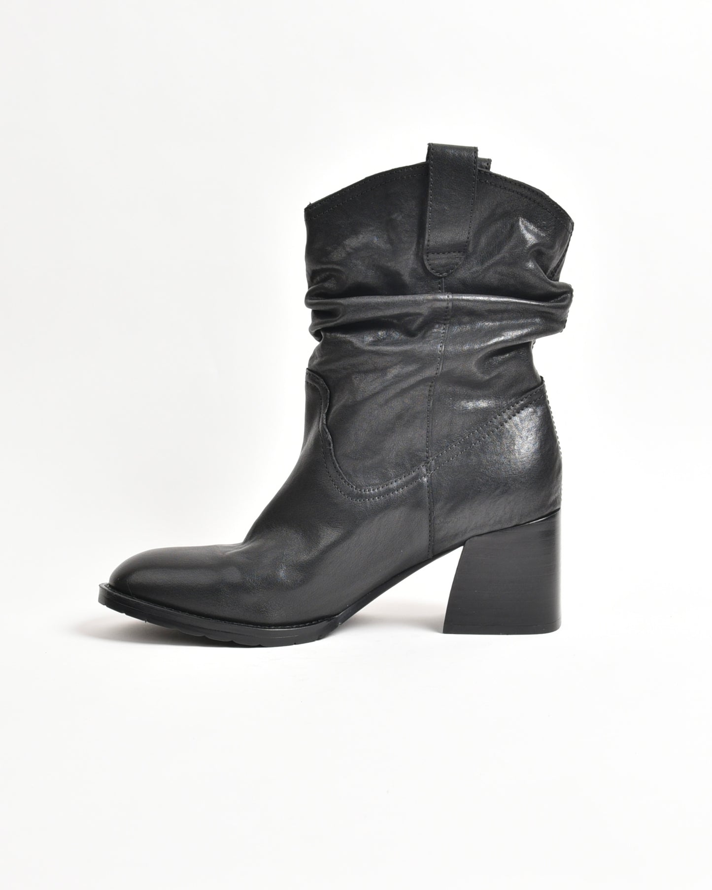 Shalapi mid ankle boots for women in black