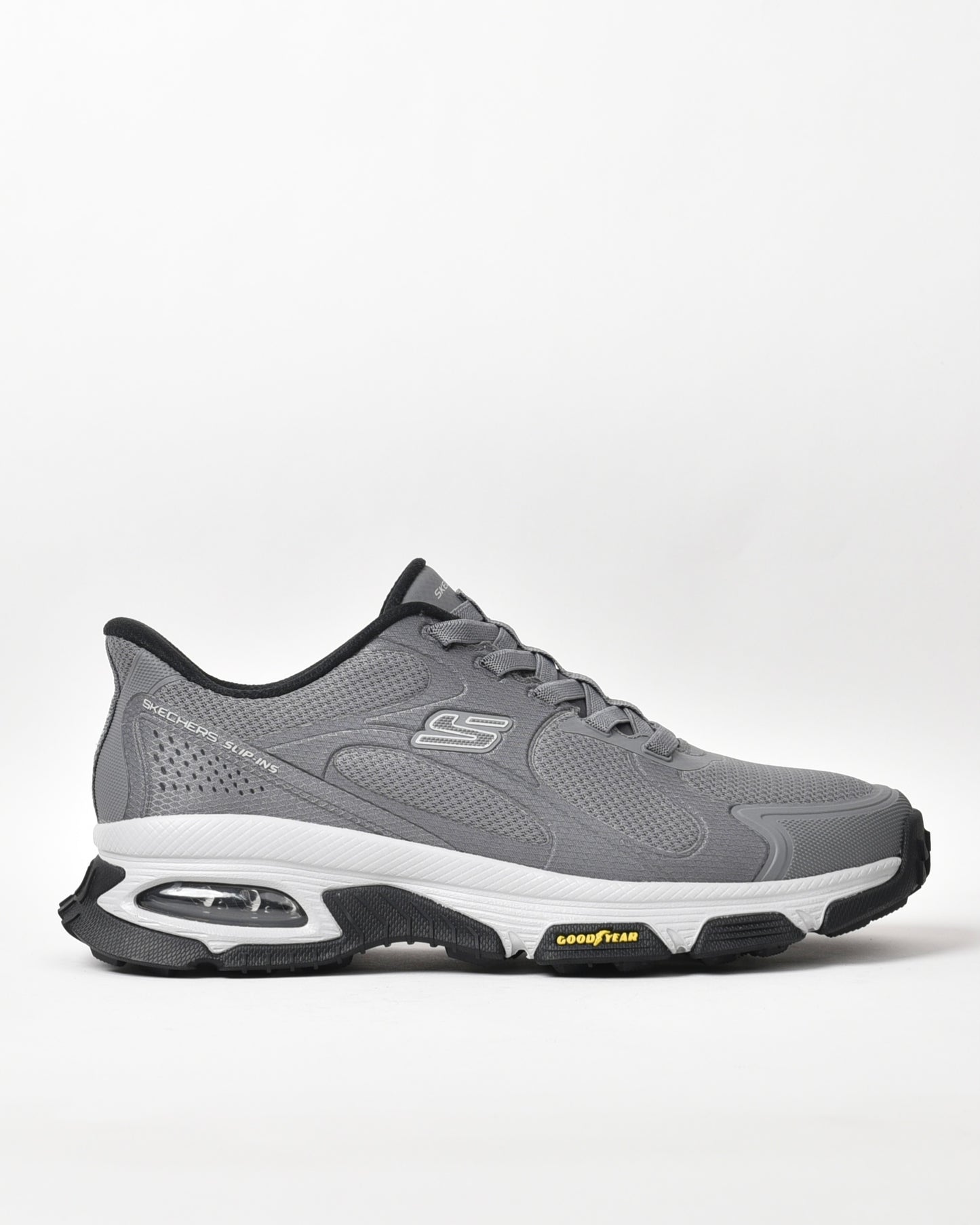 Skeckers sneakers for men in Gray & Black Running Shoes