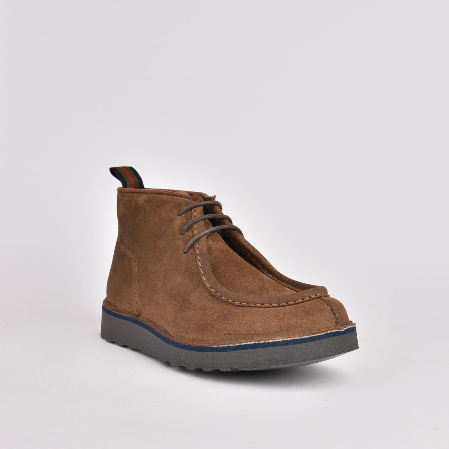 Kebo genuine leather Boots for men in suede Camel