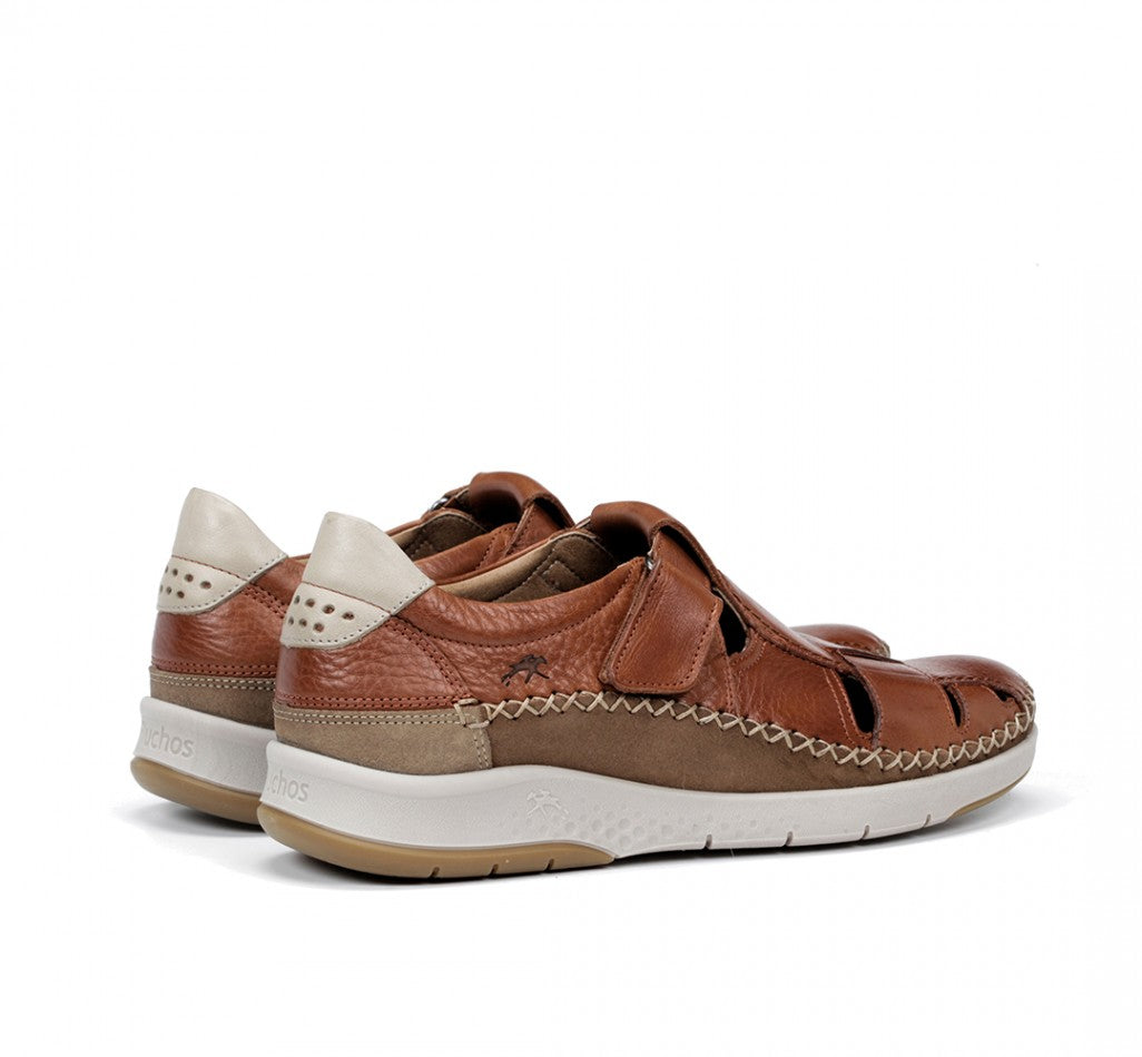 Fluchos Spanish sandels for men in camel F0797