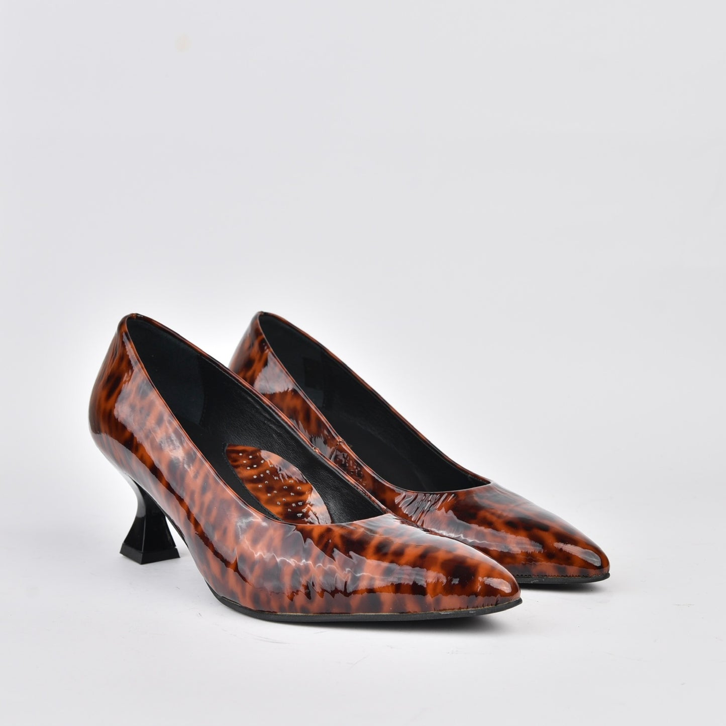 DFC Relax 100% Genuine Leather Greek Shoes in Tiger Brown for Women