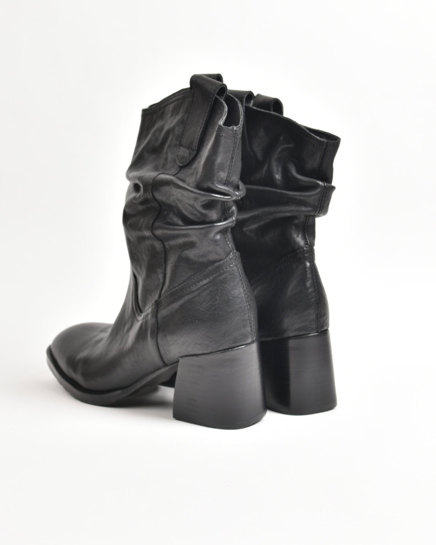 Shalapi mid ankle boots for women in black