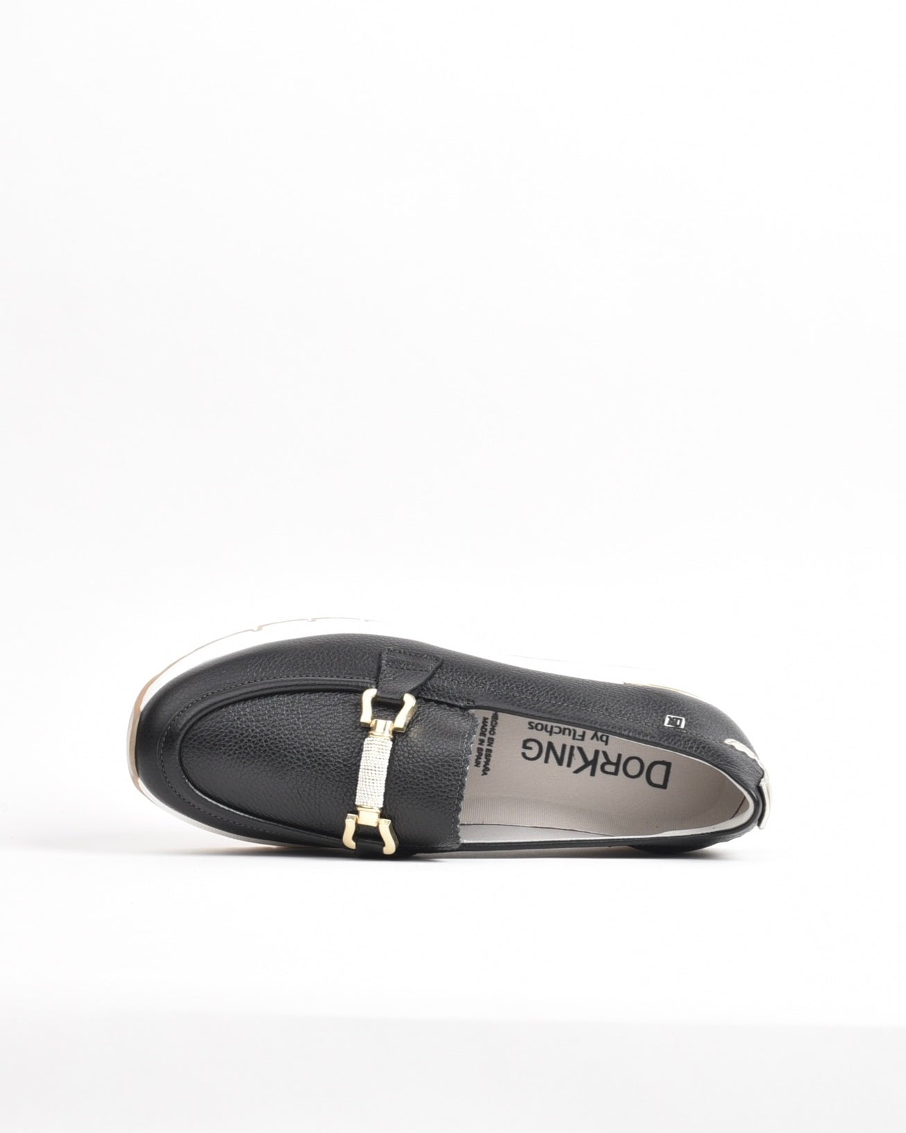 Dorking Fluchos Classic Flat heel shoes for women in Black
