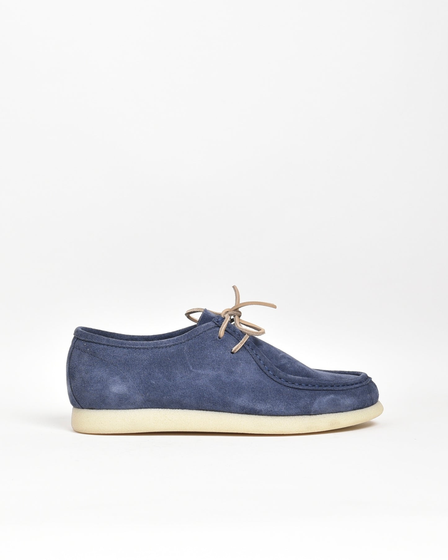 SHALAPI Italian loafers for men in suede blue