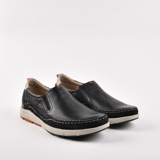 Fluchos Spanish shoes for men in black F1985