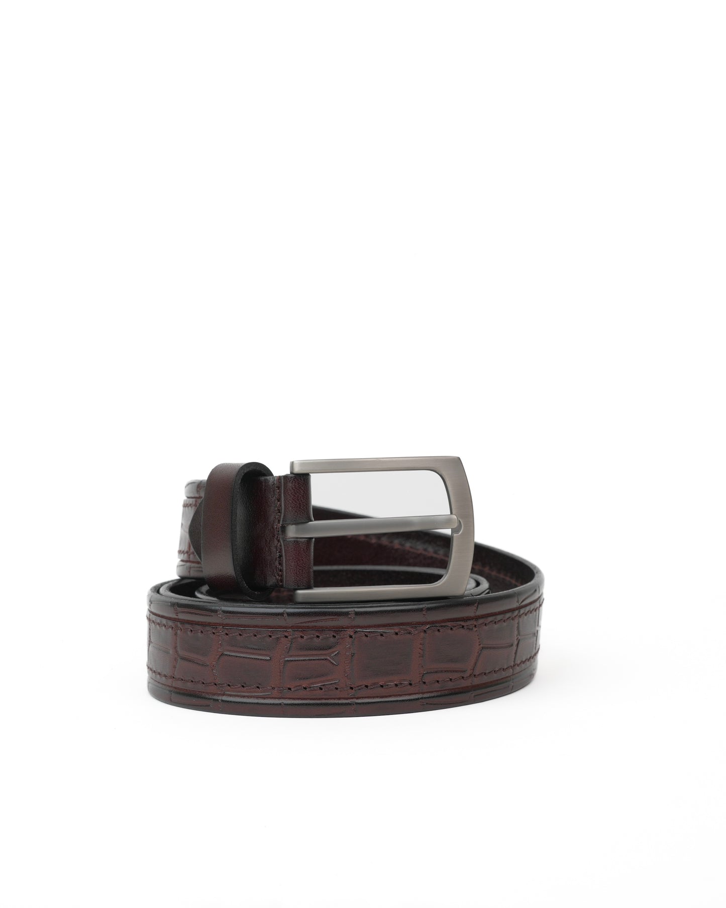 Shalapi Genuine leather belts for men in brown