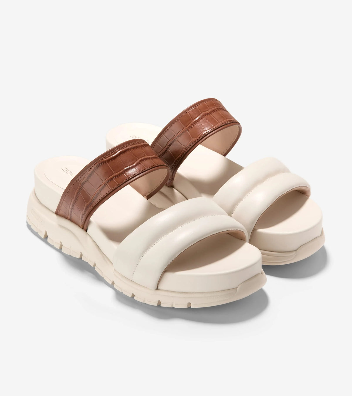 COLE HAAN W33670 slippers  for women IN  WHITE