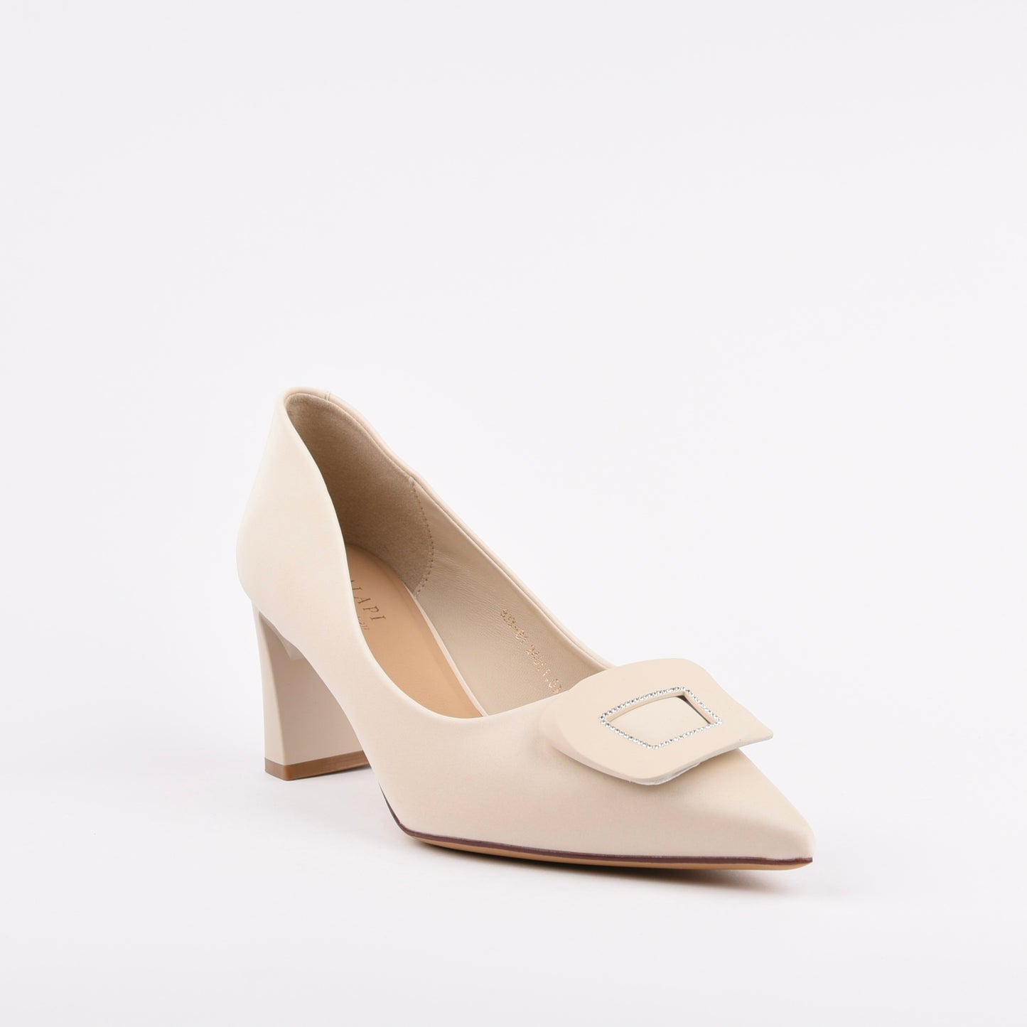 Shalapi Mid Heel Shoes for women in beige