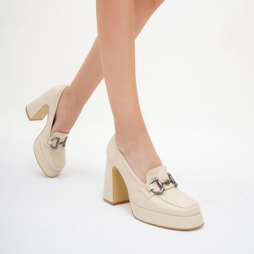 Gasper high heel shoes for women in beige