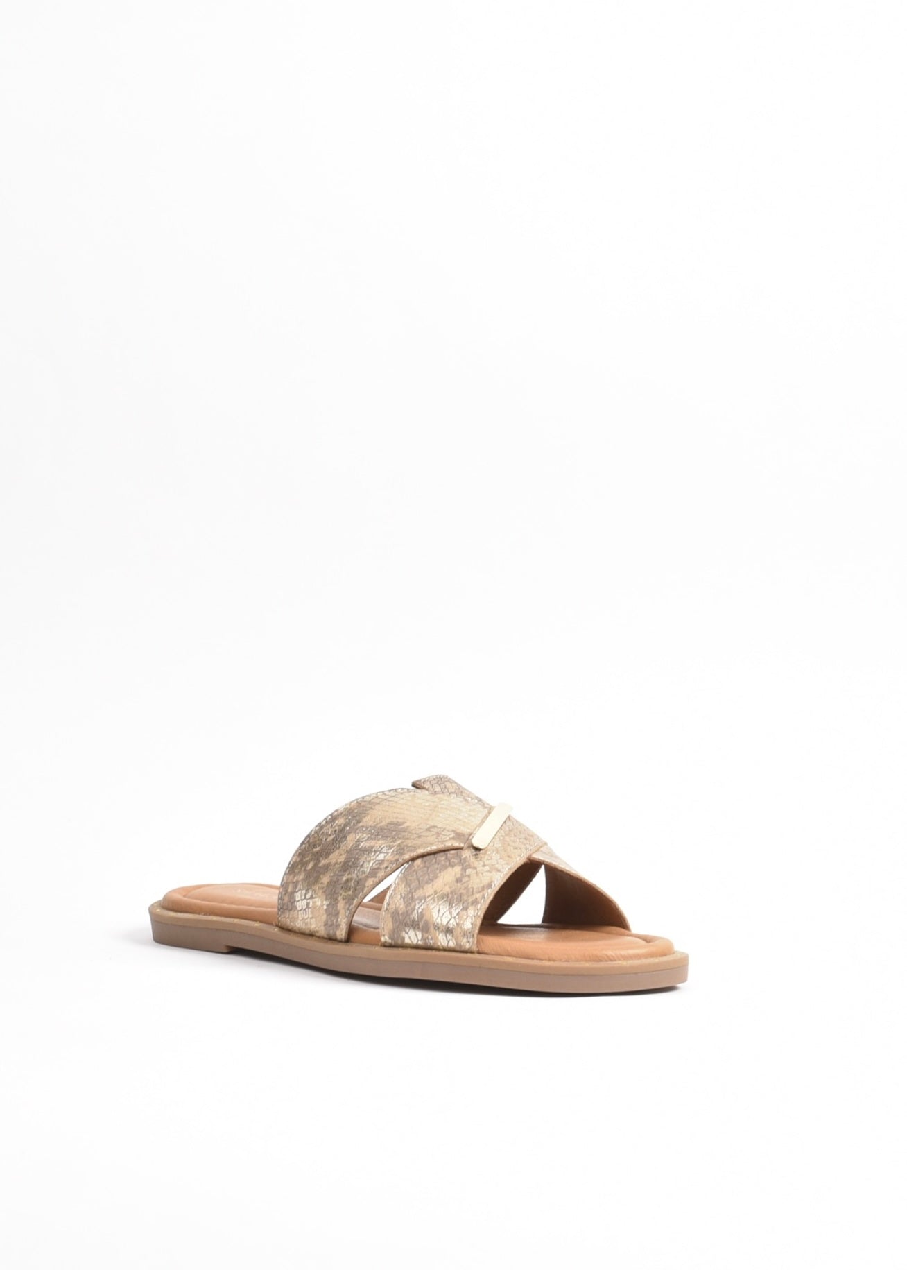 SHALAPI NAPOLI slippers for women in gold