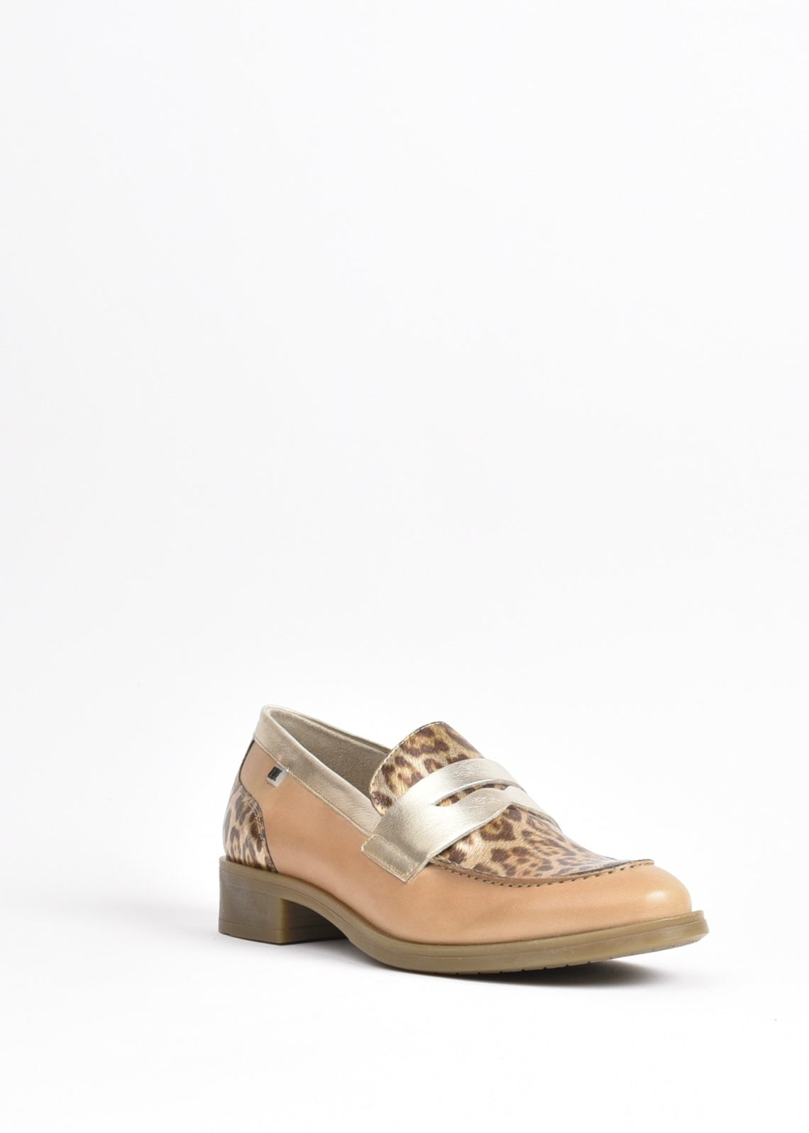 Dorking Fluchos Classic Comfortable Medium heel Sandal for women in Tiger-gold