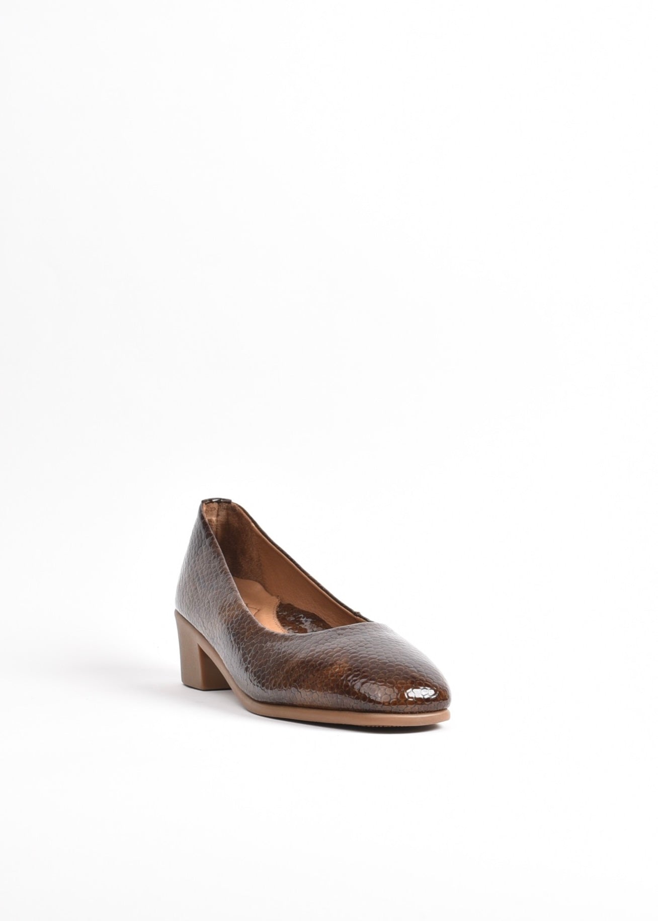 SHALAPI NAPOLI Turkish Medium Heel for women in brown