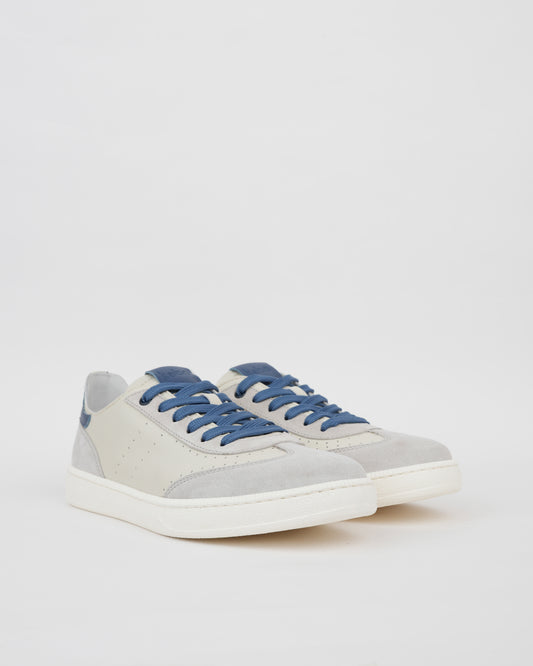 SHALAPI Italian sneakers for men in gray and blue