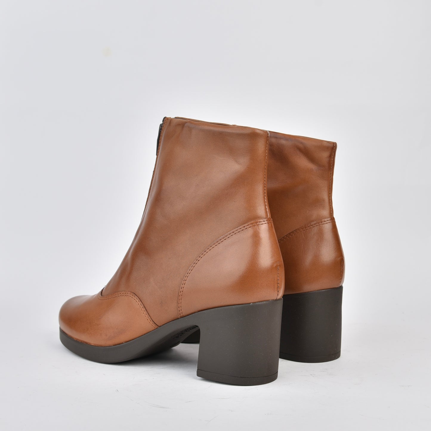 Pitillos 100% Genuine Leather Spanish boots in Camel for women