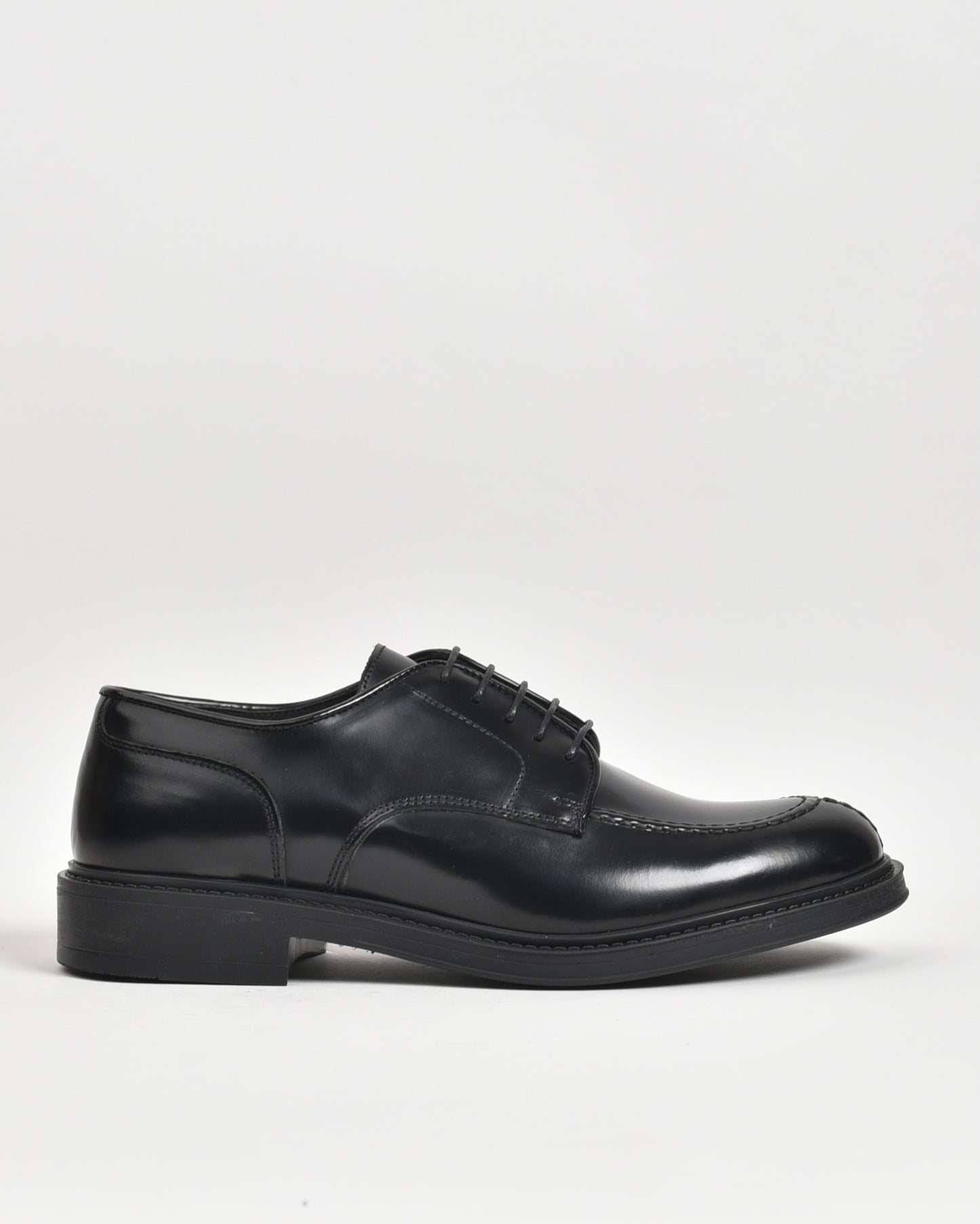 SHALAPI Italian shoes for men in shiny black