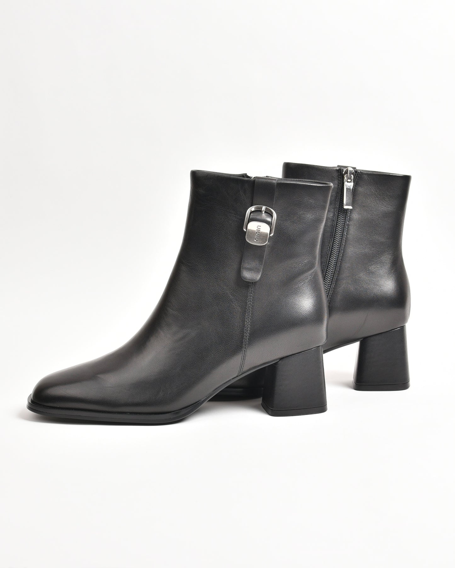 Shalapi mid ankle boots for women in black