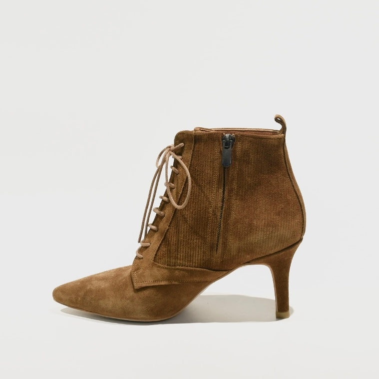 Turkish Classic boots for women in suede Camel
