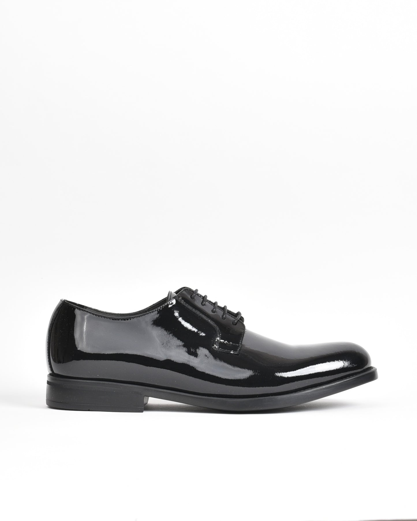 SHALAPI NAPOLI italian groom derpy shoes for men in shiny black