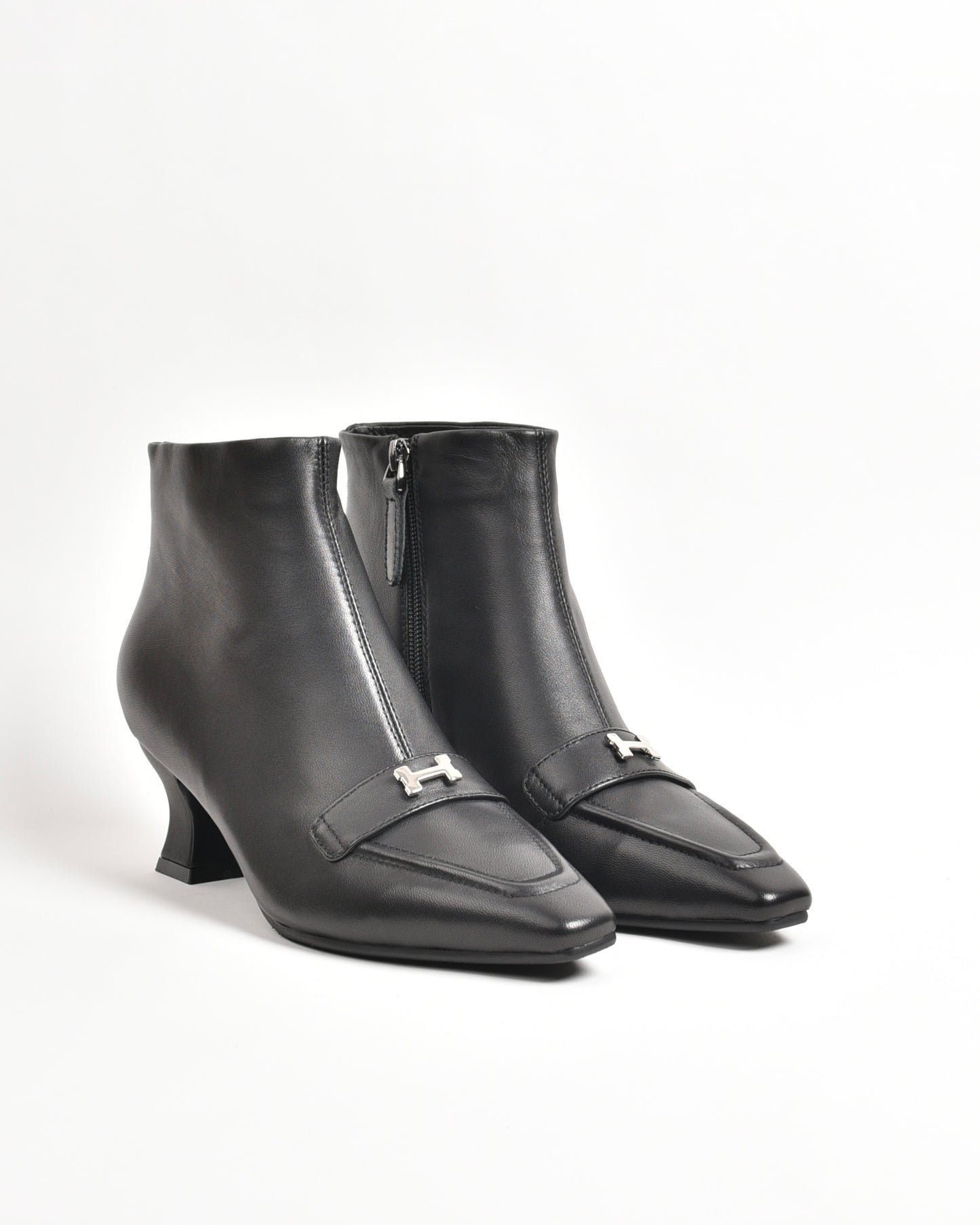 Shalapi mid ankle boots for women in black