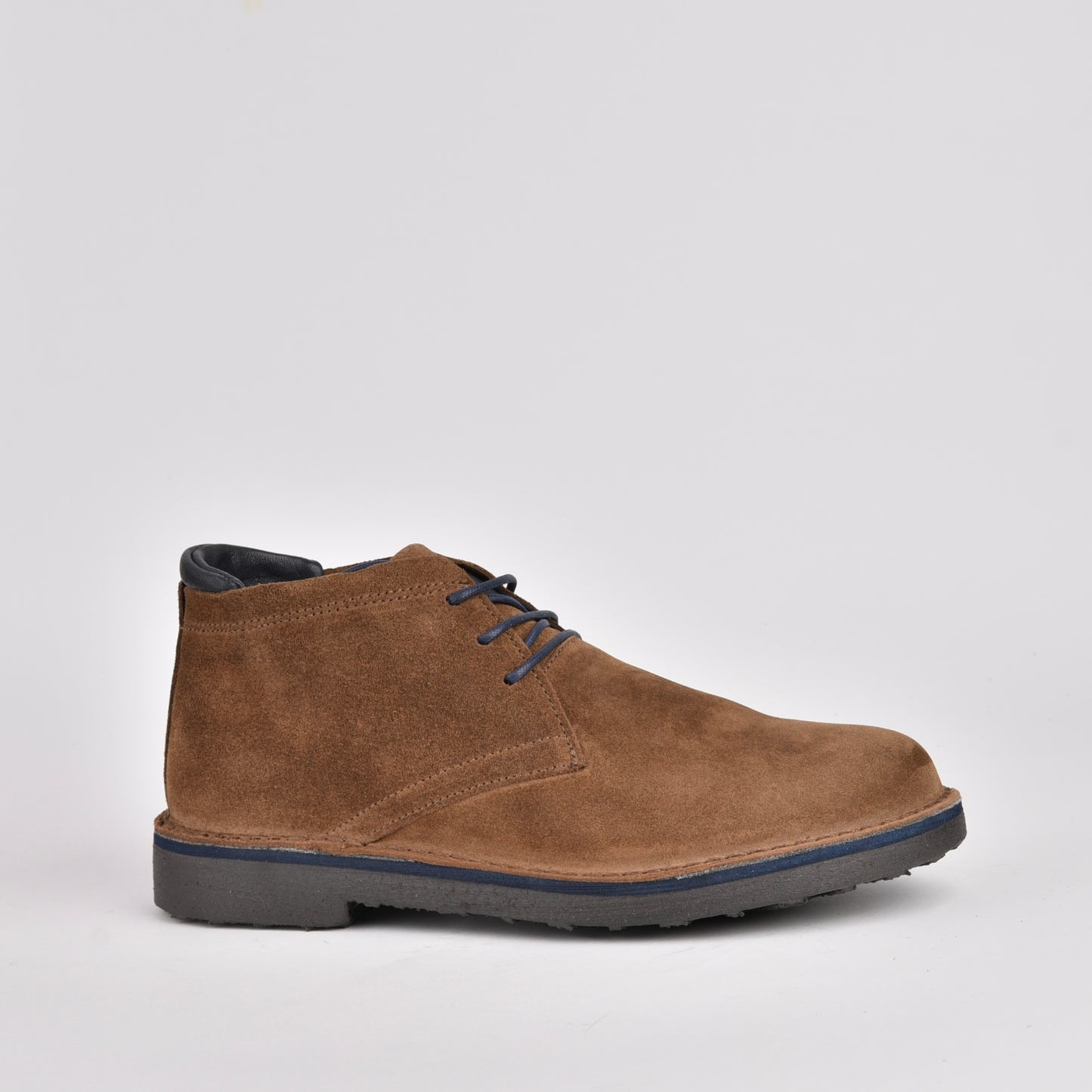 Kebo genuine leather Boots for men in suede Camel