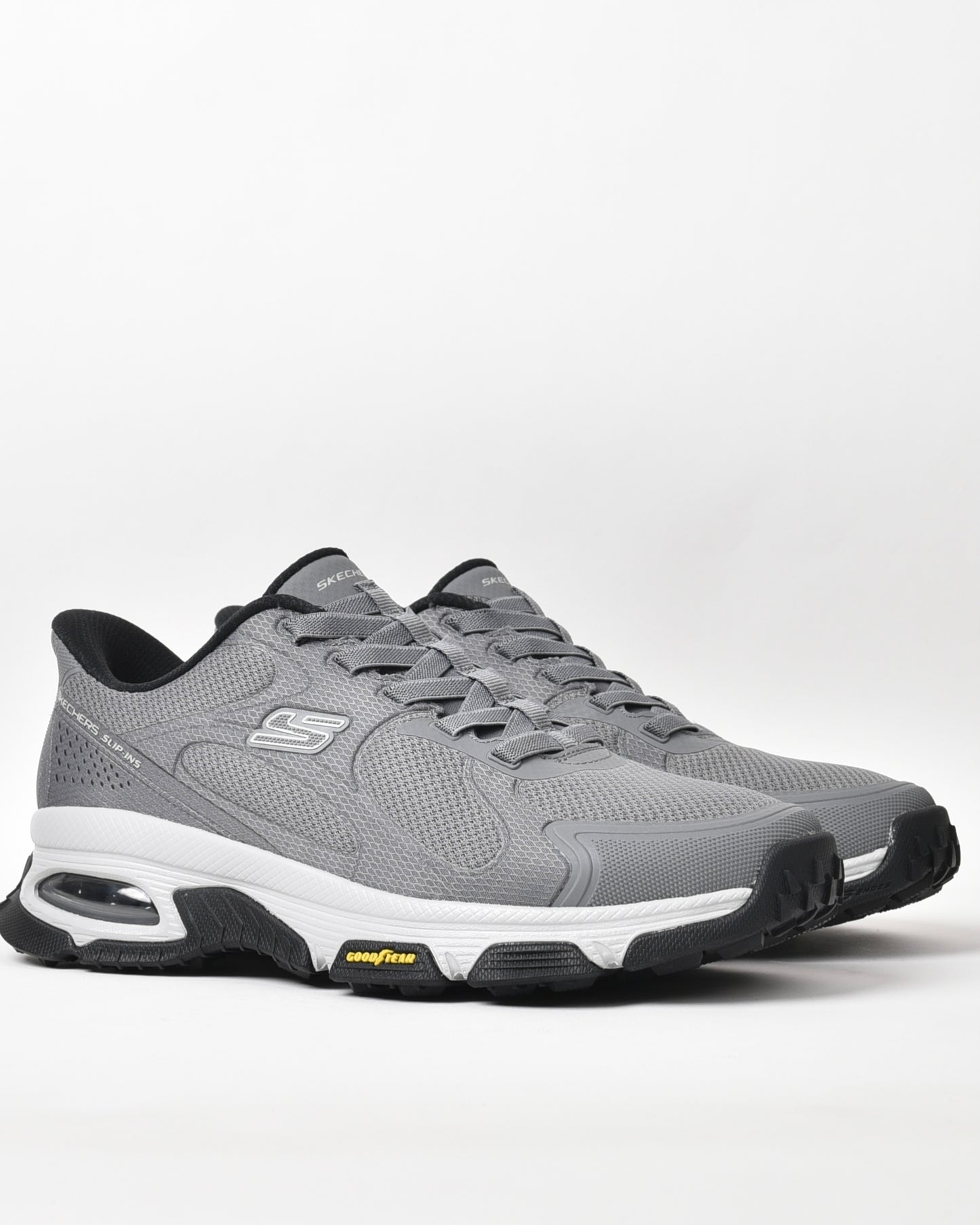 Skeckers sneakers for men in Gray & Black Running Shoes