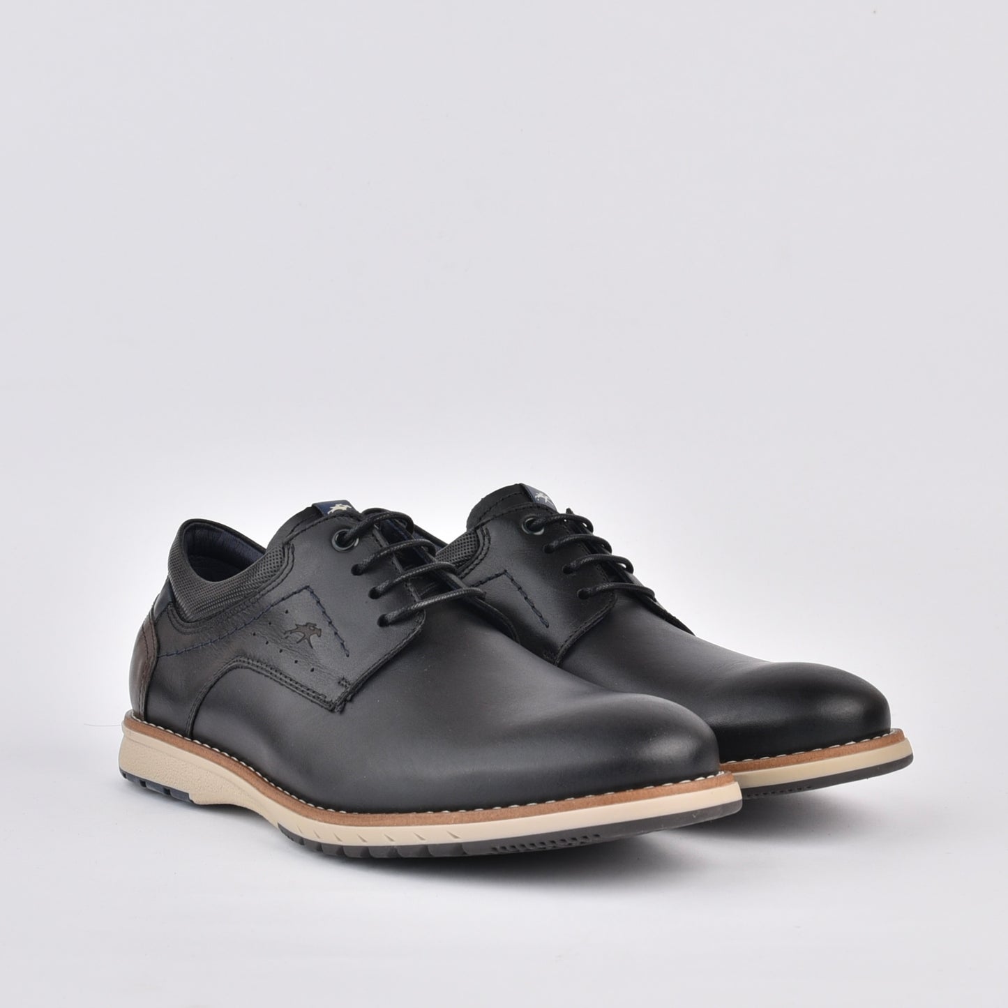 Fluchos Spanish lace up shoes for men in black