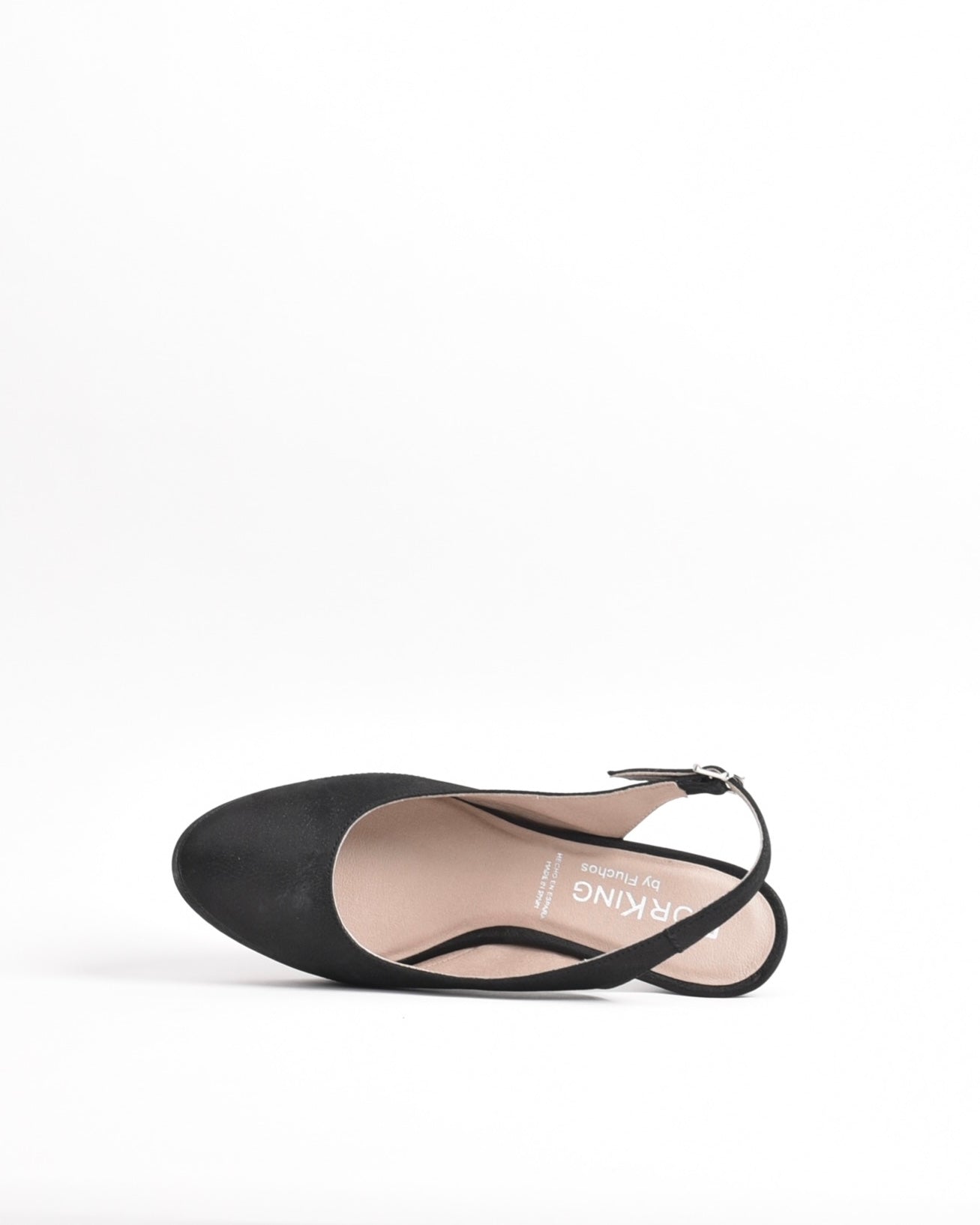 Dorking Fluchos Classic Comfortable Medium heel Sandal for women in Black