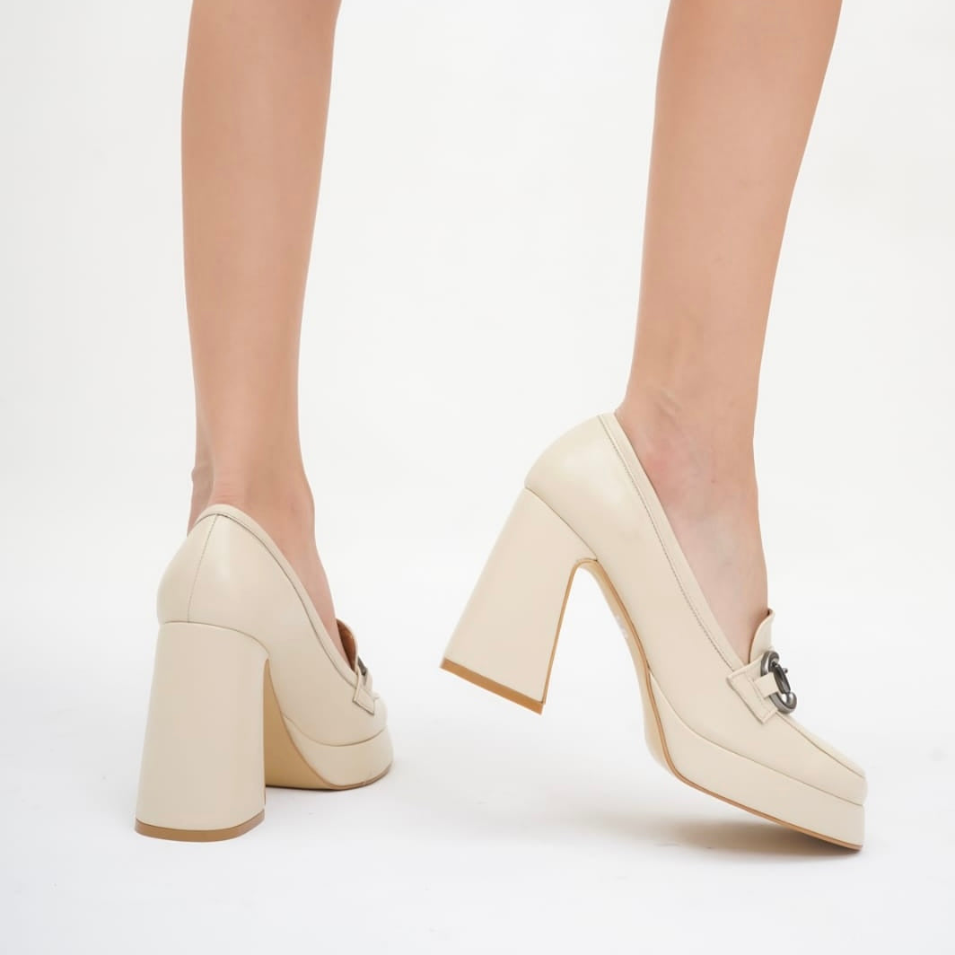 Gasper high heel shoes for women in beige