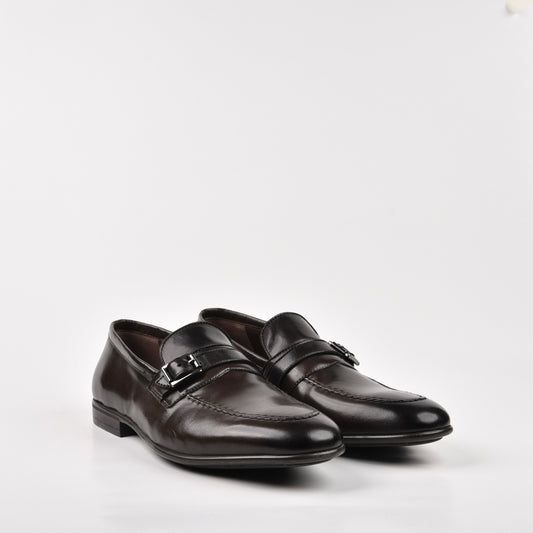 Shalapi Italian loafers for Men in Brwon