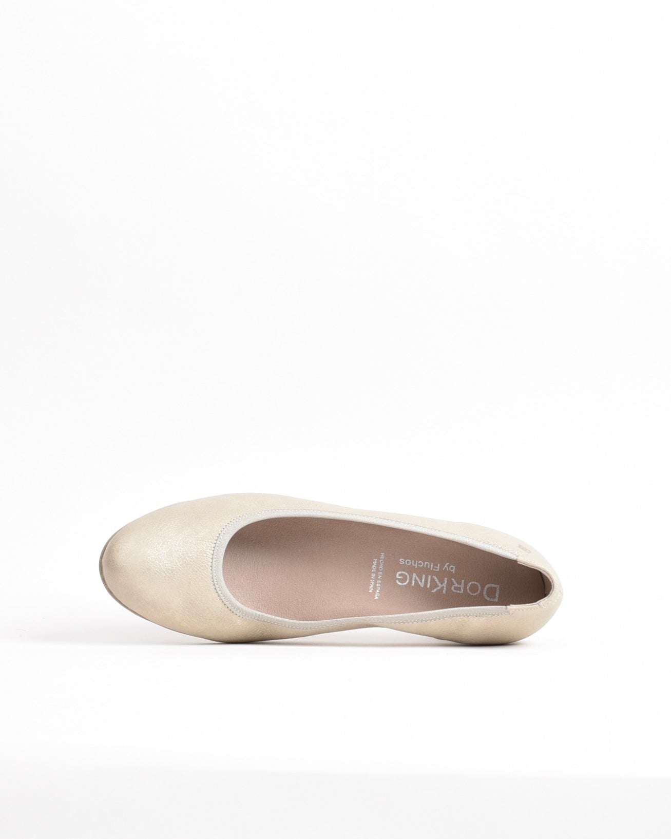 Dorking Fluchos Classic Medium heel shoes for women in Beige