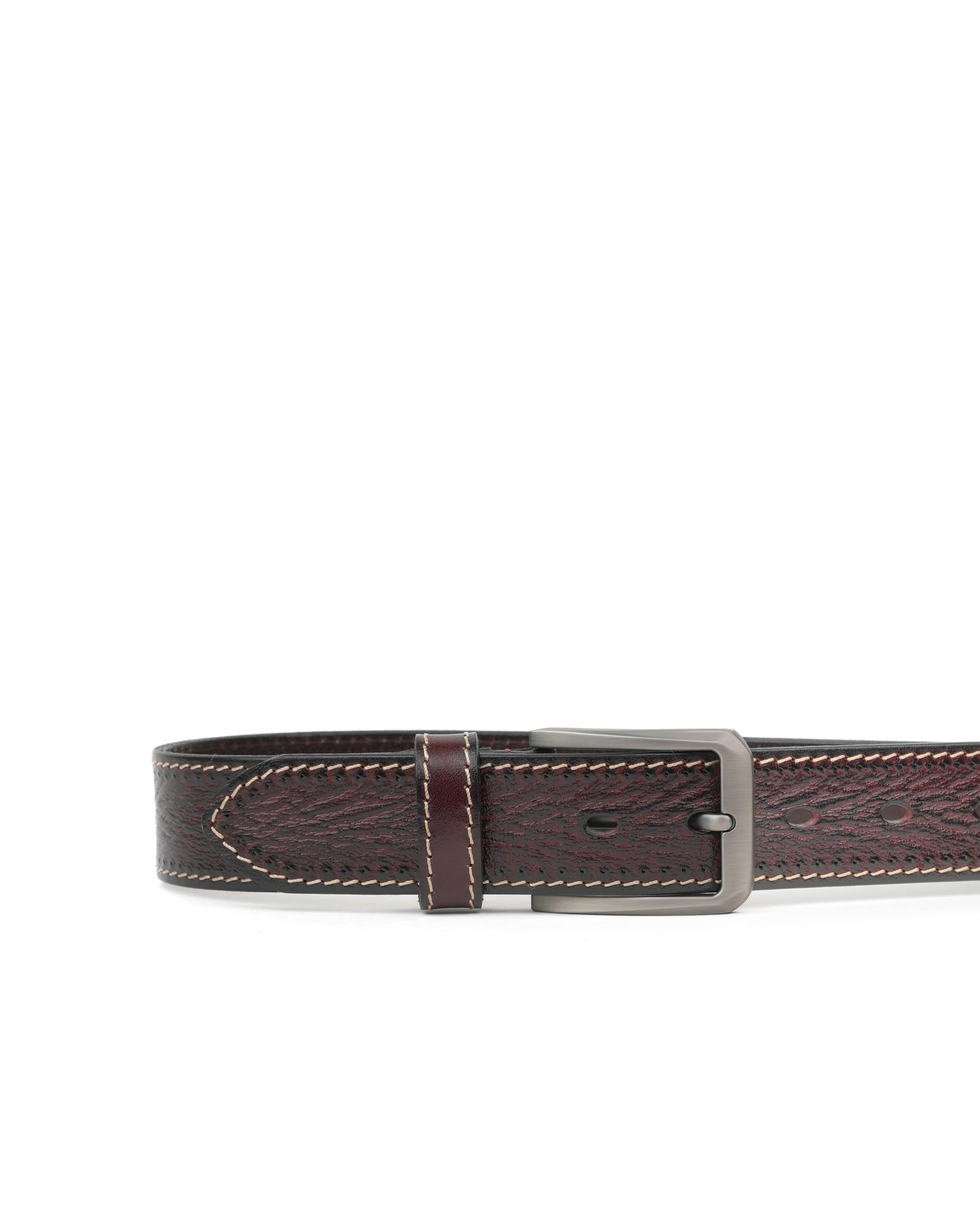 Shalapi Genuine leather belts for men in brown